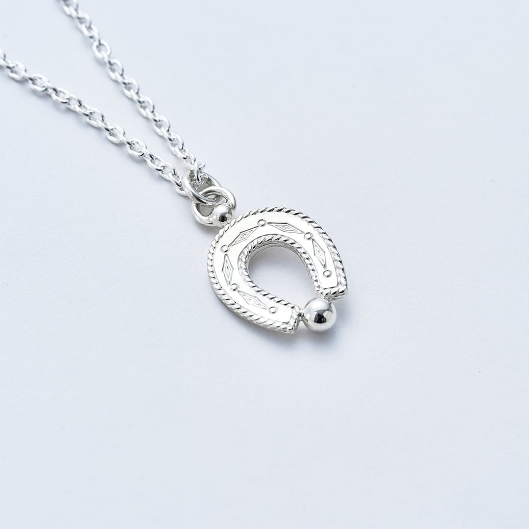 C-045 Spirit Horseshoe necklace (single) (60cm) | WAKAN SILVER