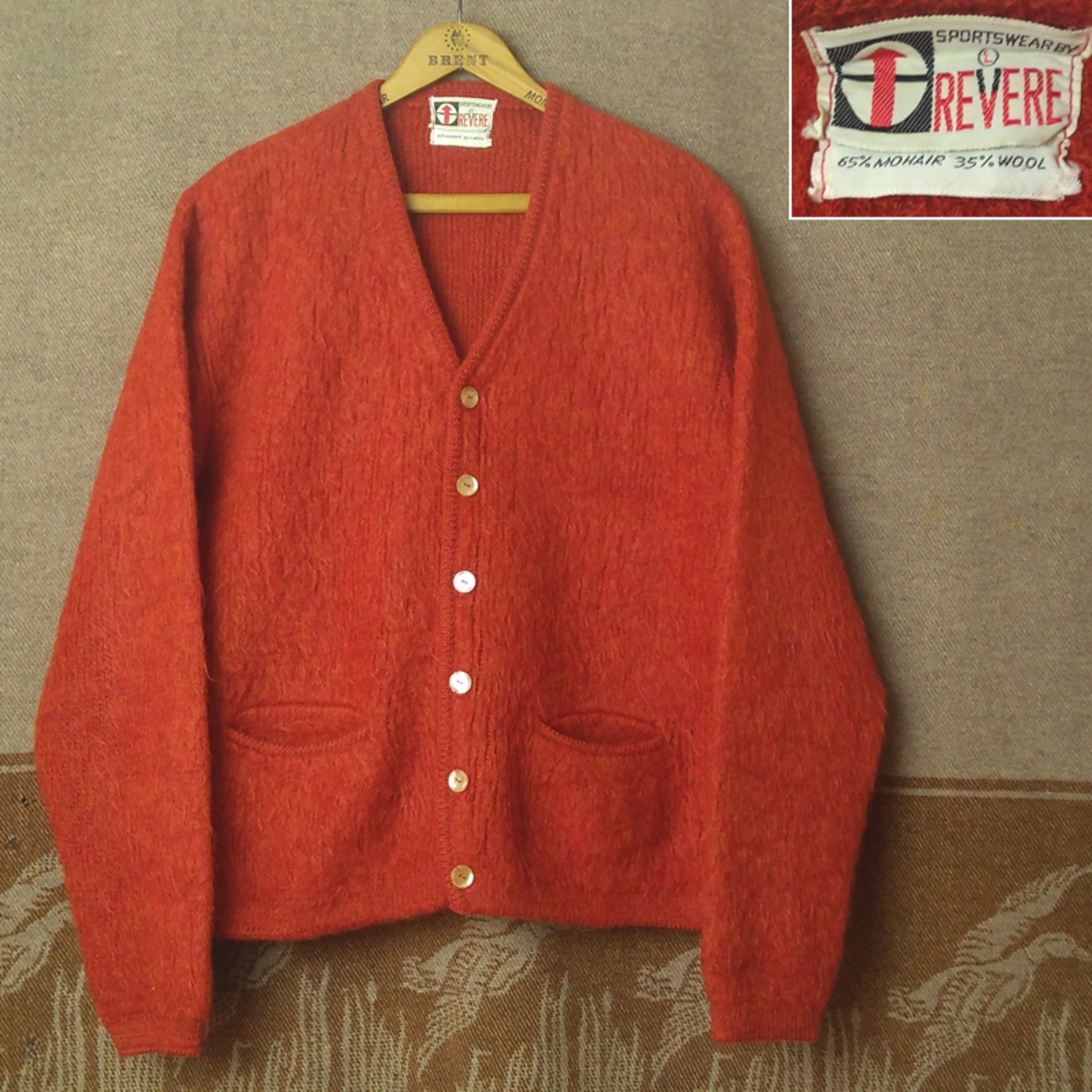 60s REVERE Mohair Cardigan L | Wonder Wear ヴィンテージ古着ネット 