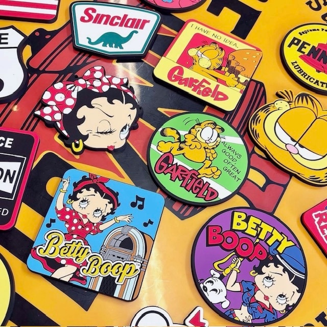 【BETTYBOOP & GARFIELD】ラバーコースター