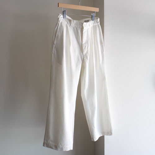 BAUTH “ SATIN MILITARY PANTS ( Off White )”