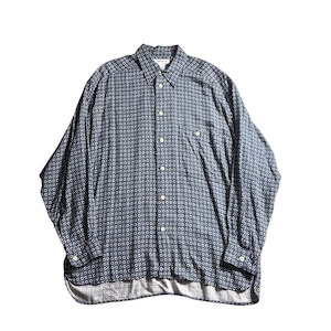 CLAIBORNE small pattern rayon shirt