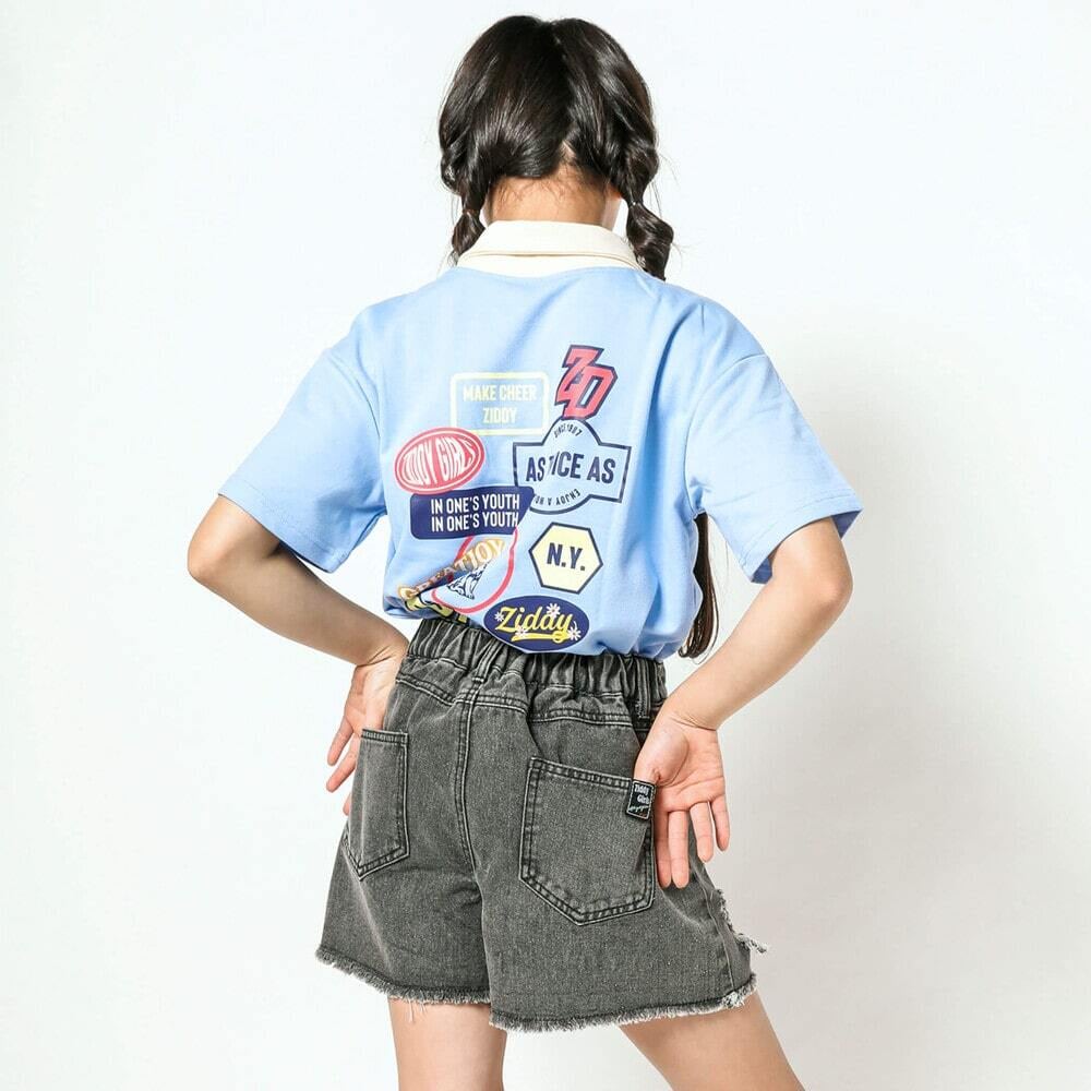 正規認証品!新規格 ZIDDY女の子プリントシャツ♡130cm