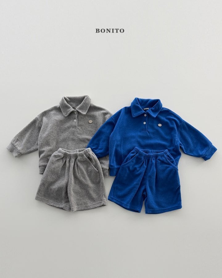 【予約】Terry Collar Tee Set