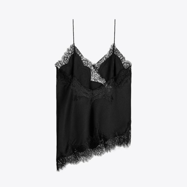 Lace trim camisole A00027
