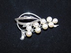 真珠のブローチ（ビンテージ ）pearls brooch  (made in Japan) No3