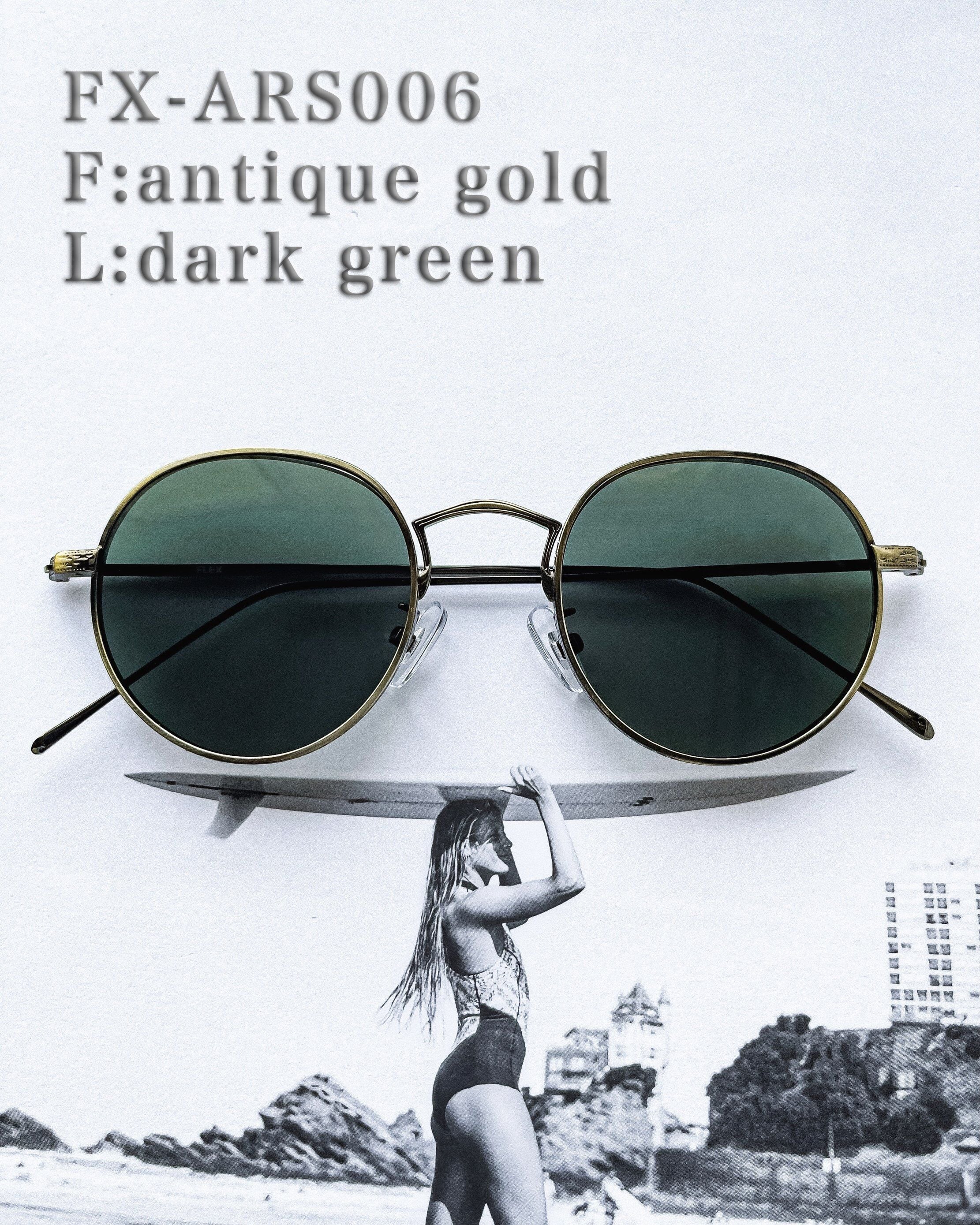 6colors】antique round metal sunglasses | FLEX公式ショップ