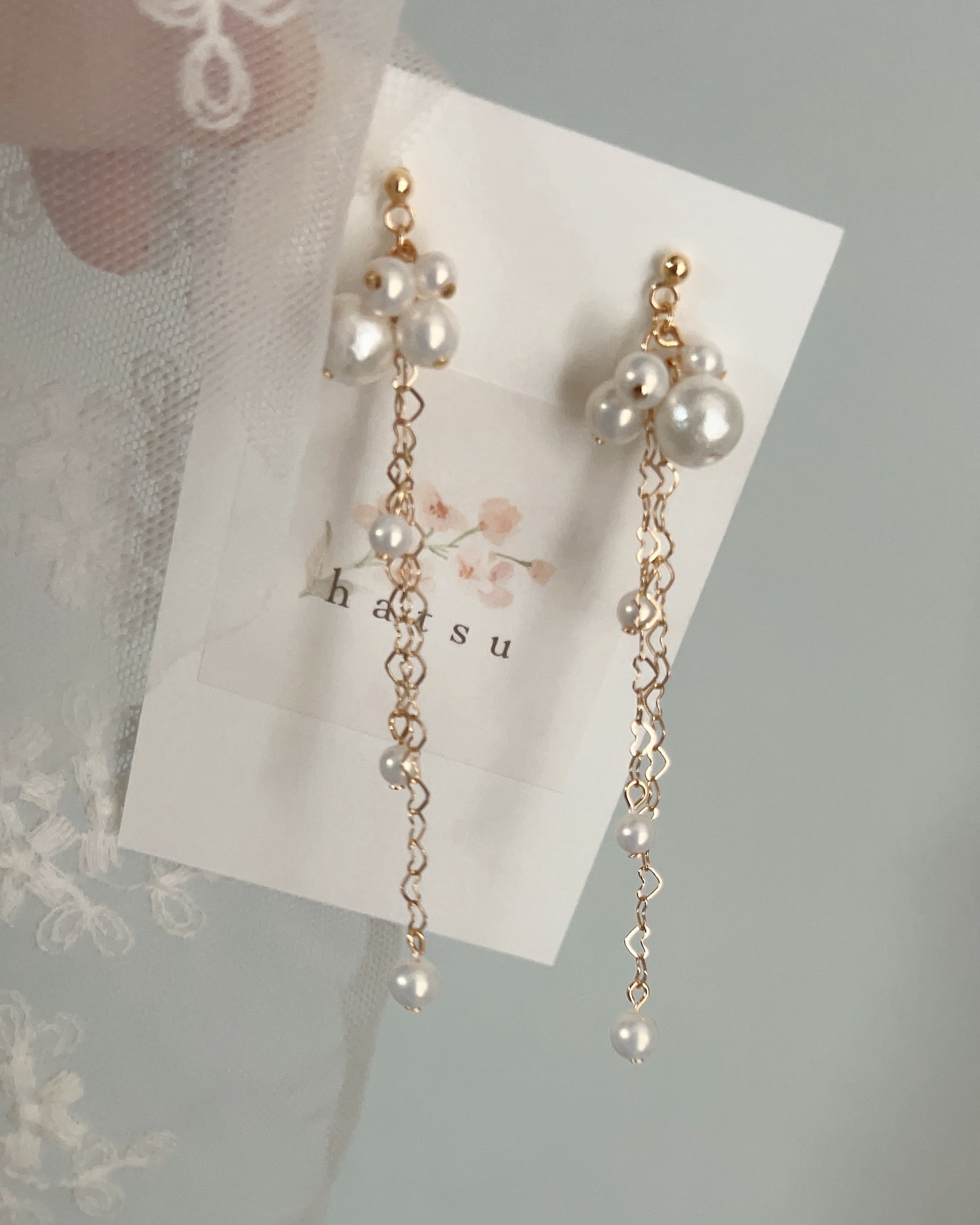 【最終販売】『 雲 』耳飾り