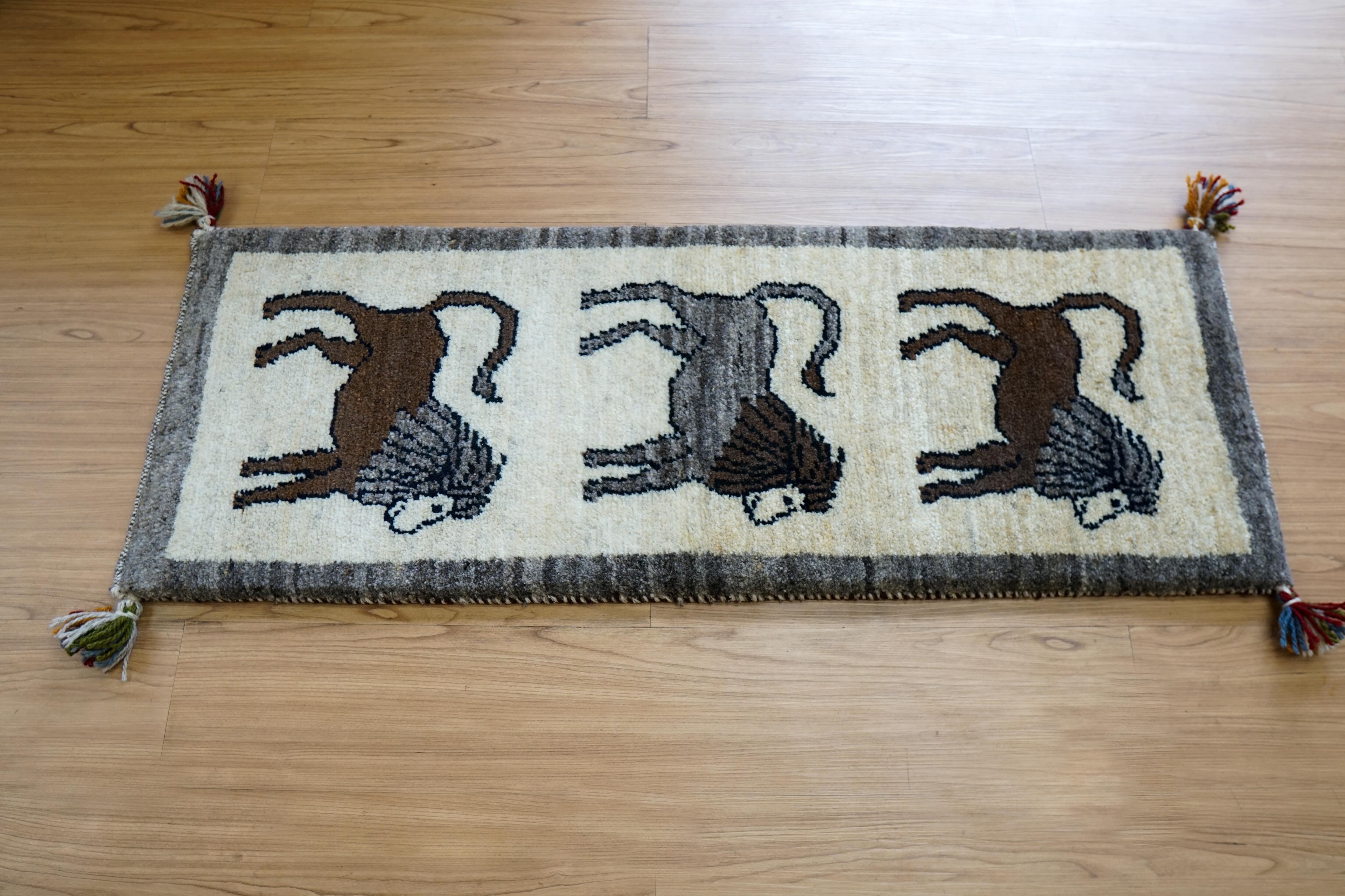 ペルシャギャッベ アマレ族 ギャベ ランナー 116×42cm | Decorworks