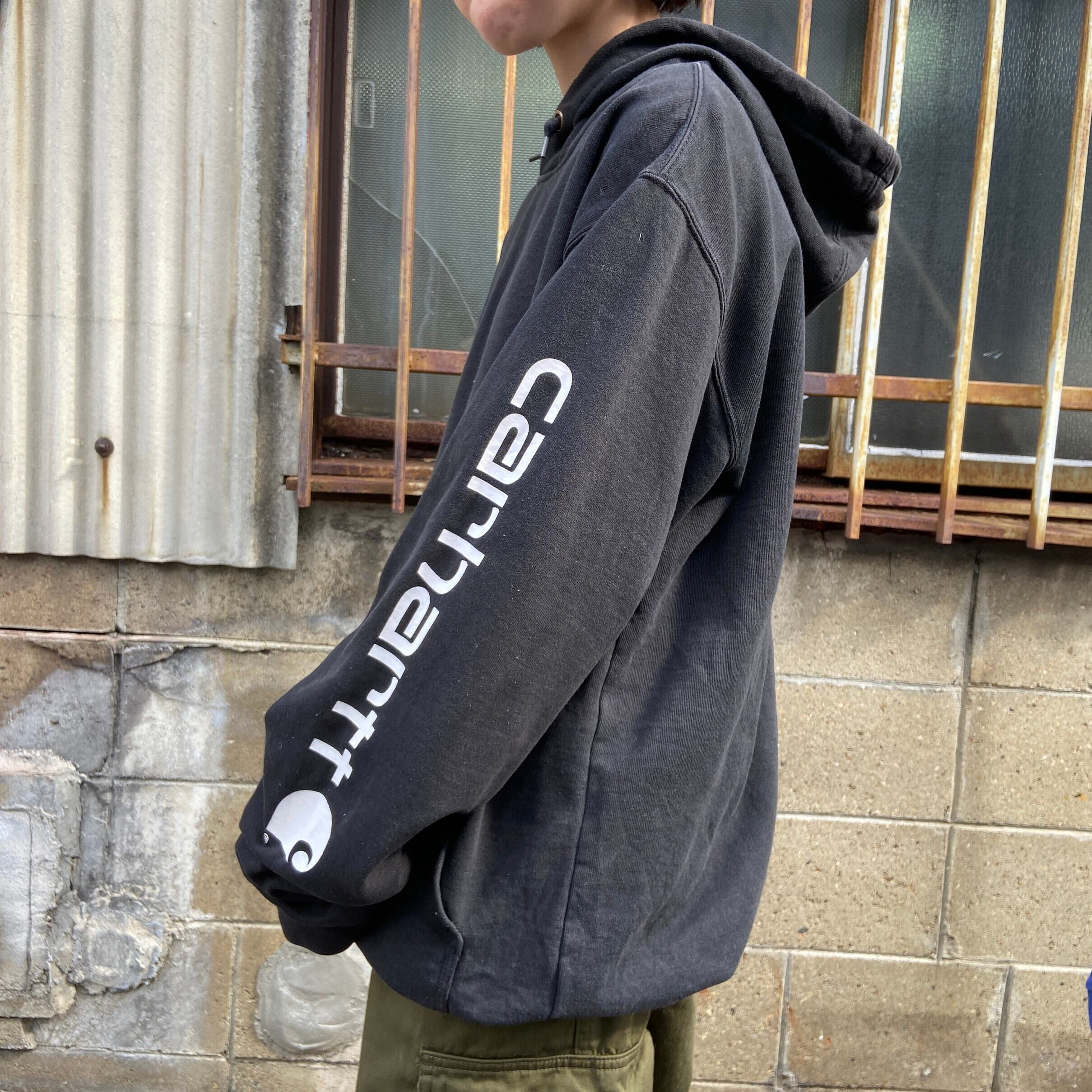 カーハート Carhartt スウェットプルオーバーパーカー メンズL /eaa290163