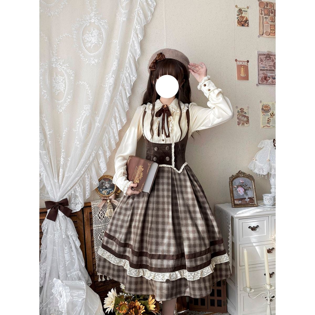  Creamy Chocolateジャンパースカート 取り寄せ】Bubble Candy2.0 ジャンパースカート【CreamyCutiePie