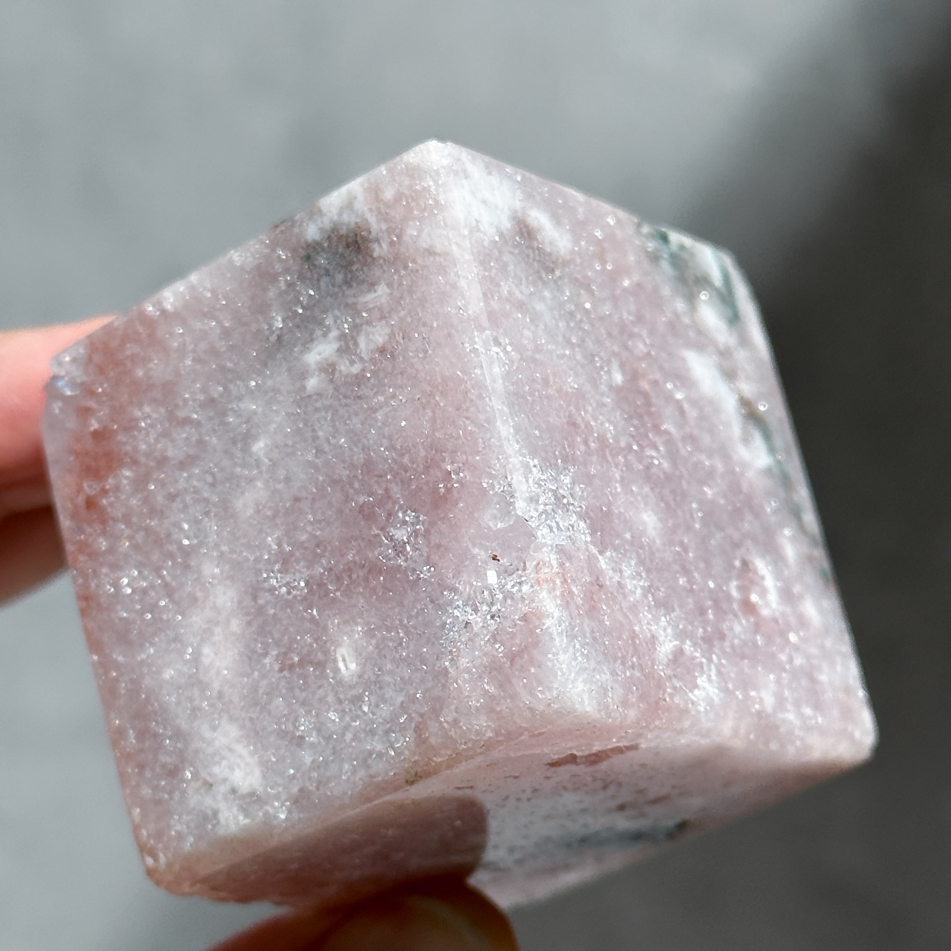 ハイクオリティ】ピンクアメジスト キューブ01◇ Pink Amethyst