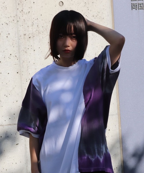 DEPROID Tie-dye switching TEE (WHT) DP-253