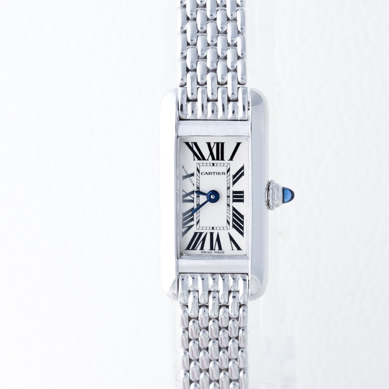カルティエ タンクアロンジェ ホワイトゴールド 金無垢