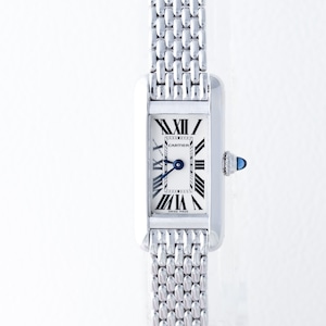 カルティエ タンクアロンジェ ホワイトゴールド 金無垢