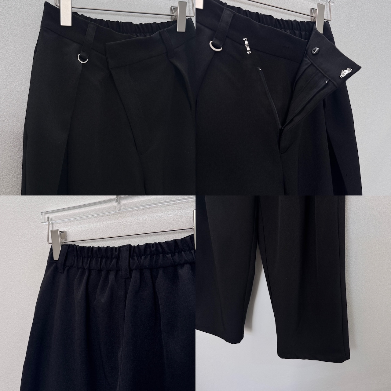 スラントウエストタックPT/ブラック