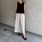 麻混イージーパンツ［50015］