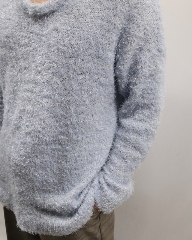 coloring shaggy knit