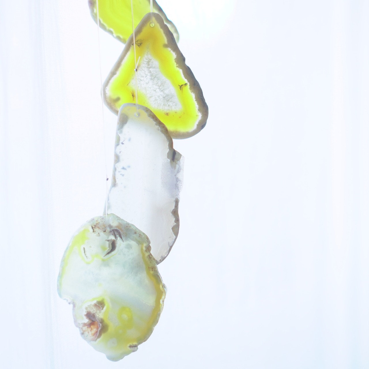 Polaris - アゲートヒーリングチャイム / Agate Sun Catcher Wind Chime 1059