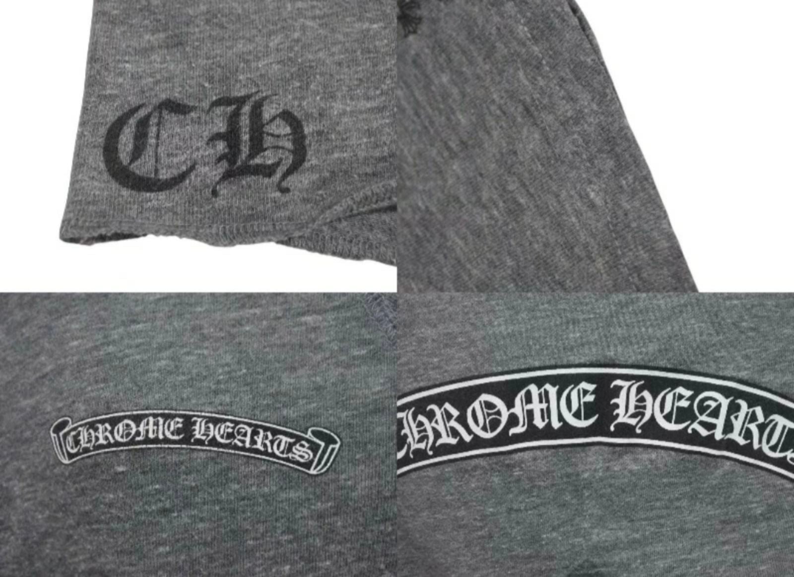 CHROME HEARTS クロムハーツ 7分丈 ヘンリーネックTシャツ フレア CH