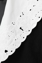 MANOF LACE COLLAR CORDUROY JACKET