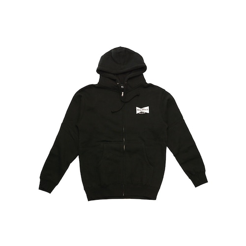 Stay Black Bud Logo Zip Hoody - Black