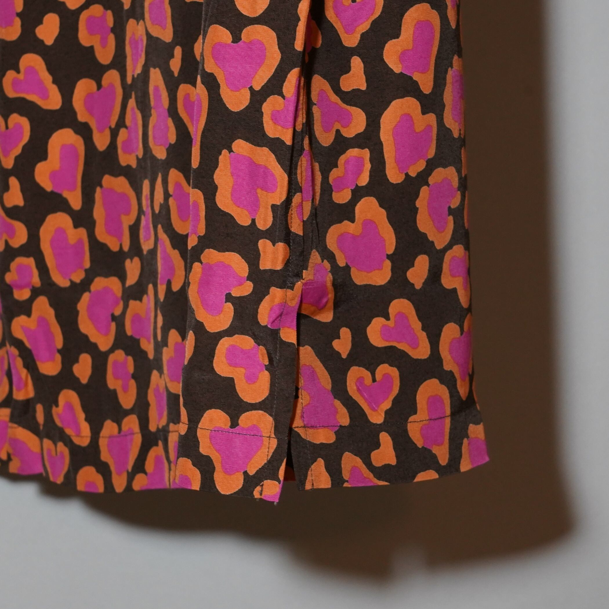 CC HEART LEOPARD ALOHA SHIRTS -BROWN- | ChahChah | 公式通販