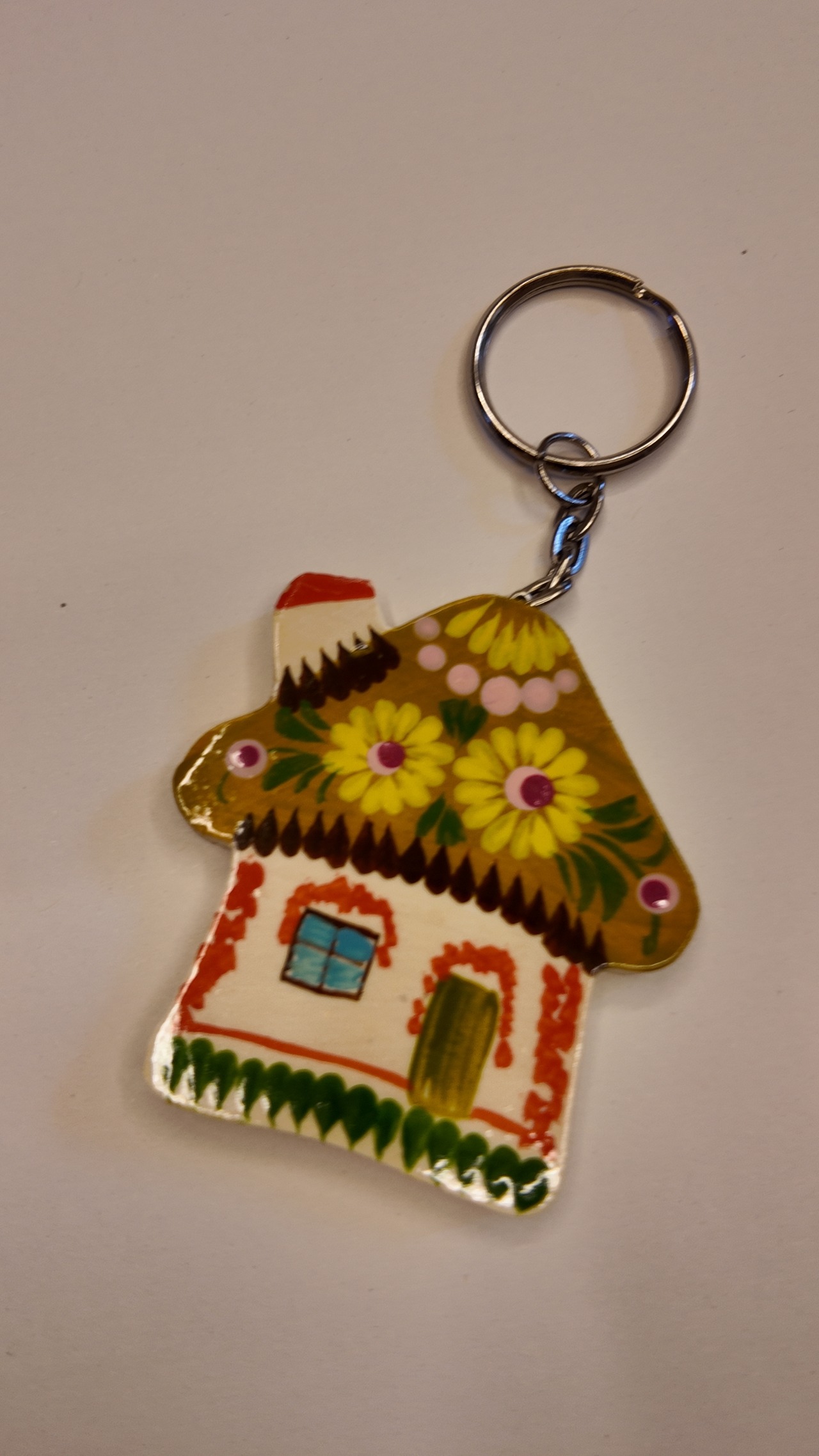 ペトリキフカの家　キーホルダー（Khomenko） - 7