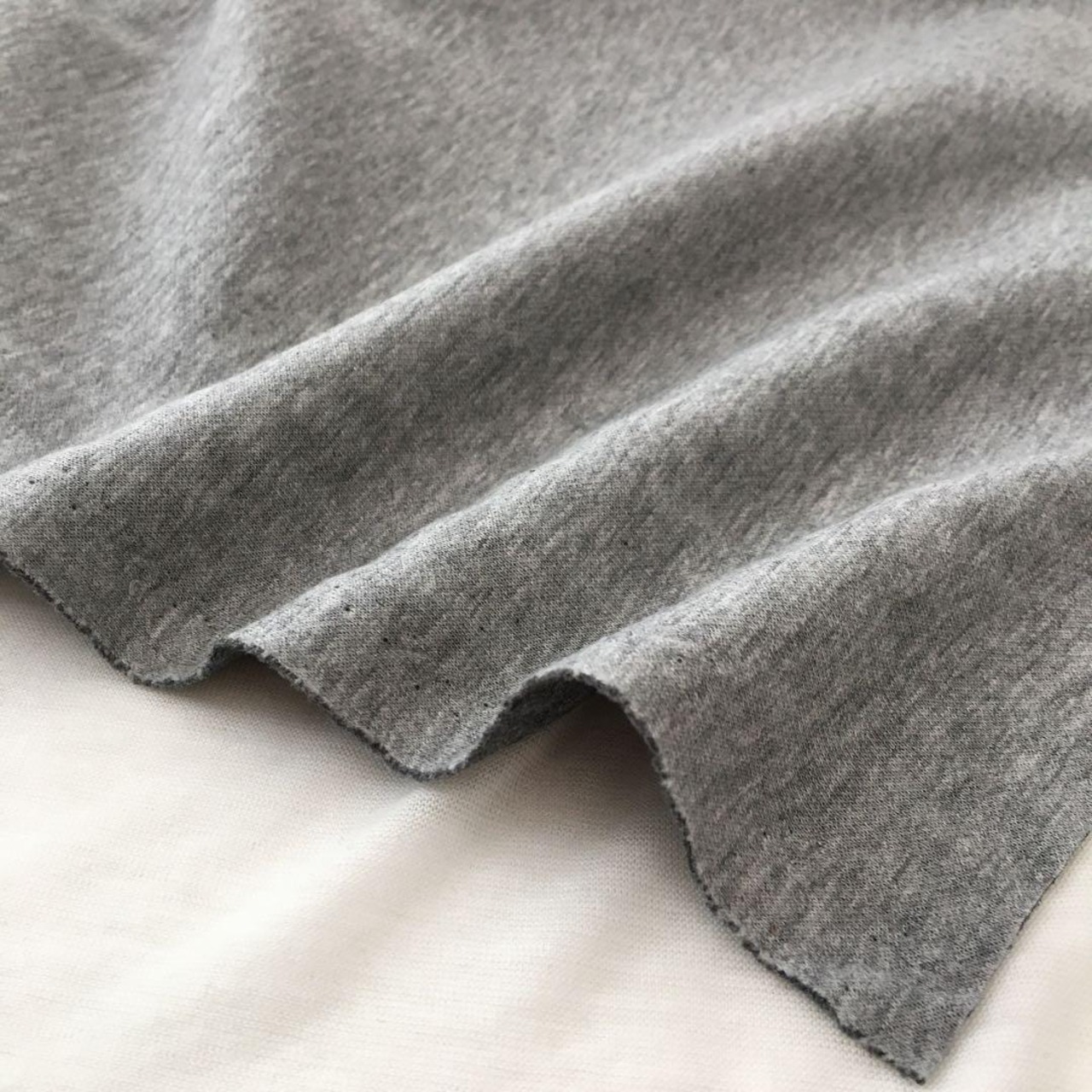 綿ナイロン混リバーシブル接結ニット生地-2ｍ-curl tricot　KX/200H6808●