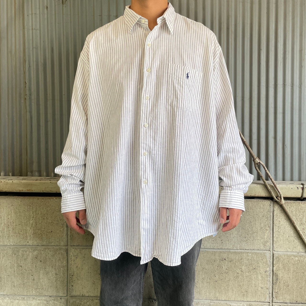 90年代 Polo by Ralph Lauren オールドラルフローレン CRANE コットン 