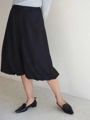 balloon half pants (black)