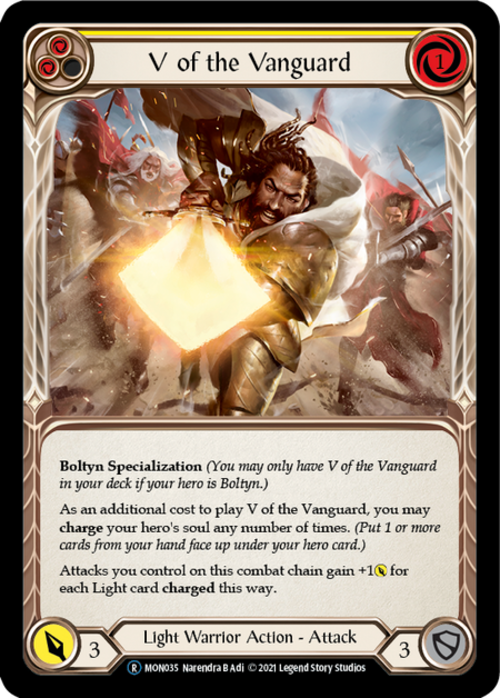 MON035【EN】【Light Warrior】V of the Vanguard 画像