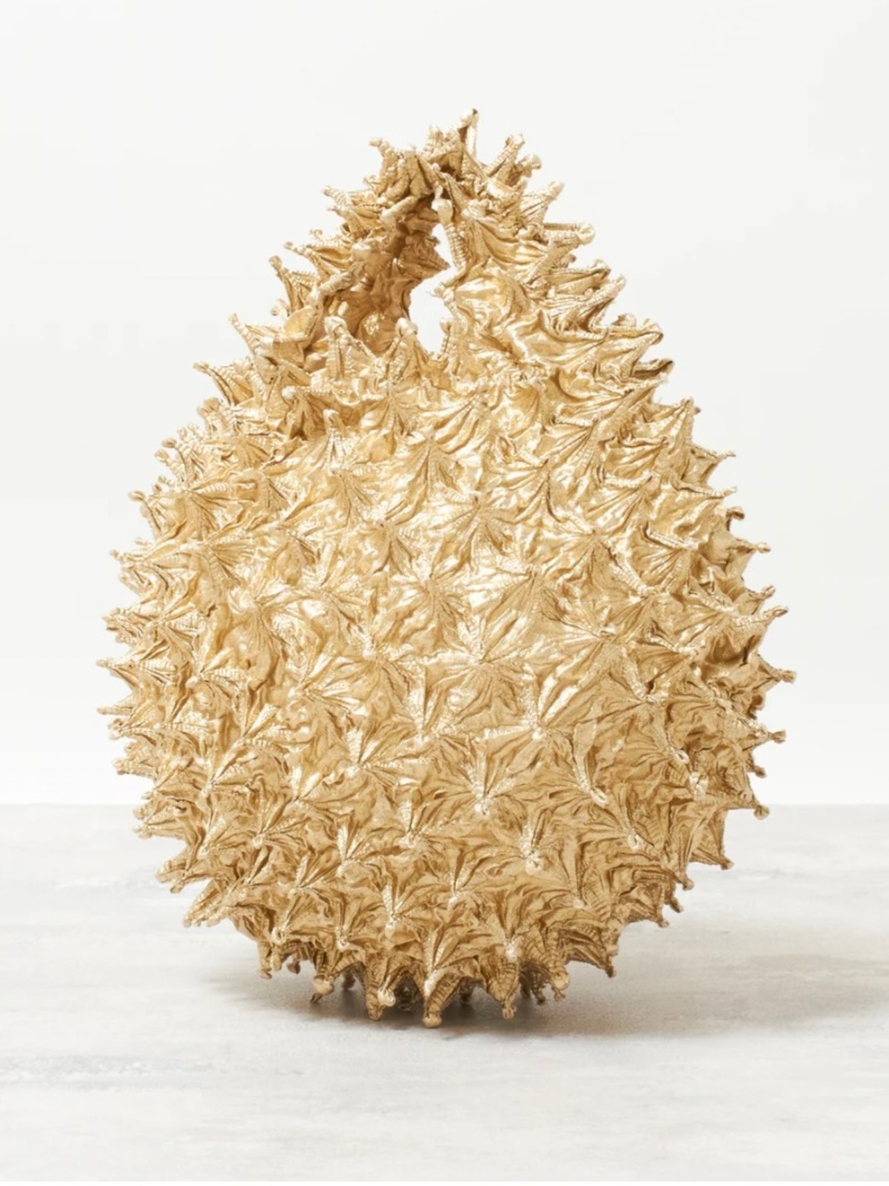 【送料無料】BUNZABURO 文三郎 /  Petit Bag - Metallic Solid Pure Gold / バッグ - 1