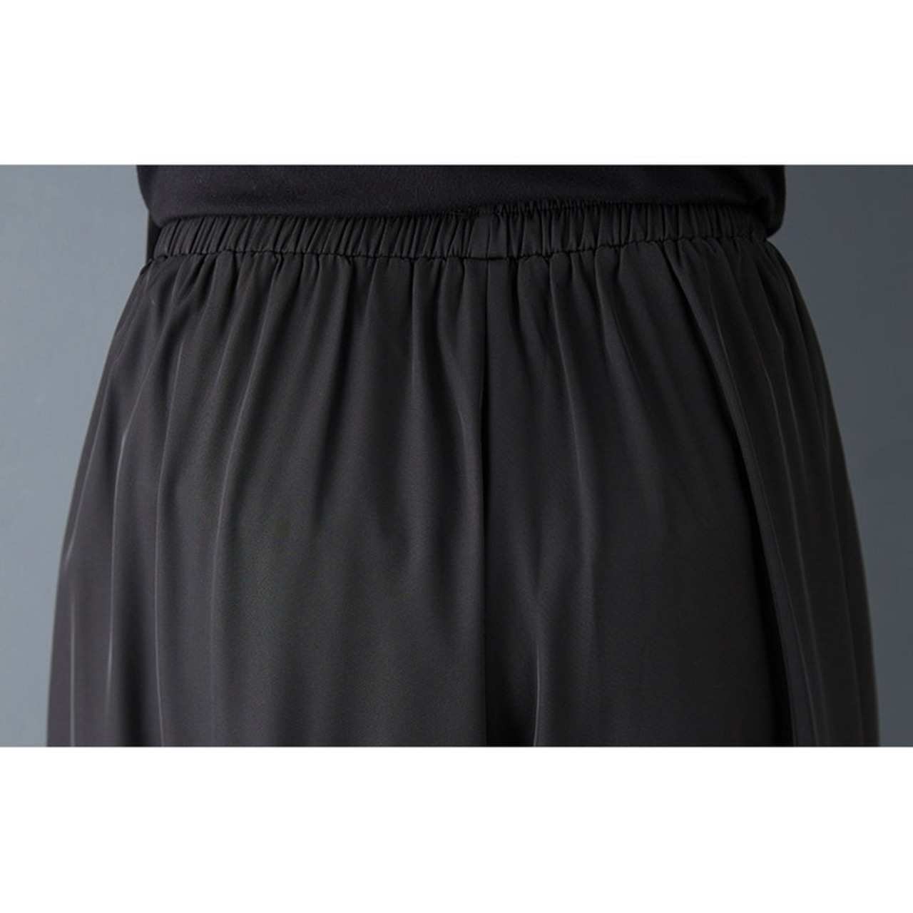 ラップ風 モード ワイド キュロット 00299