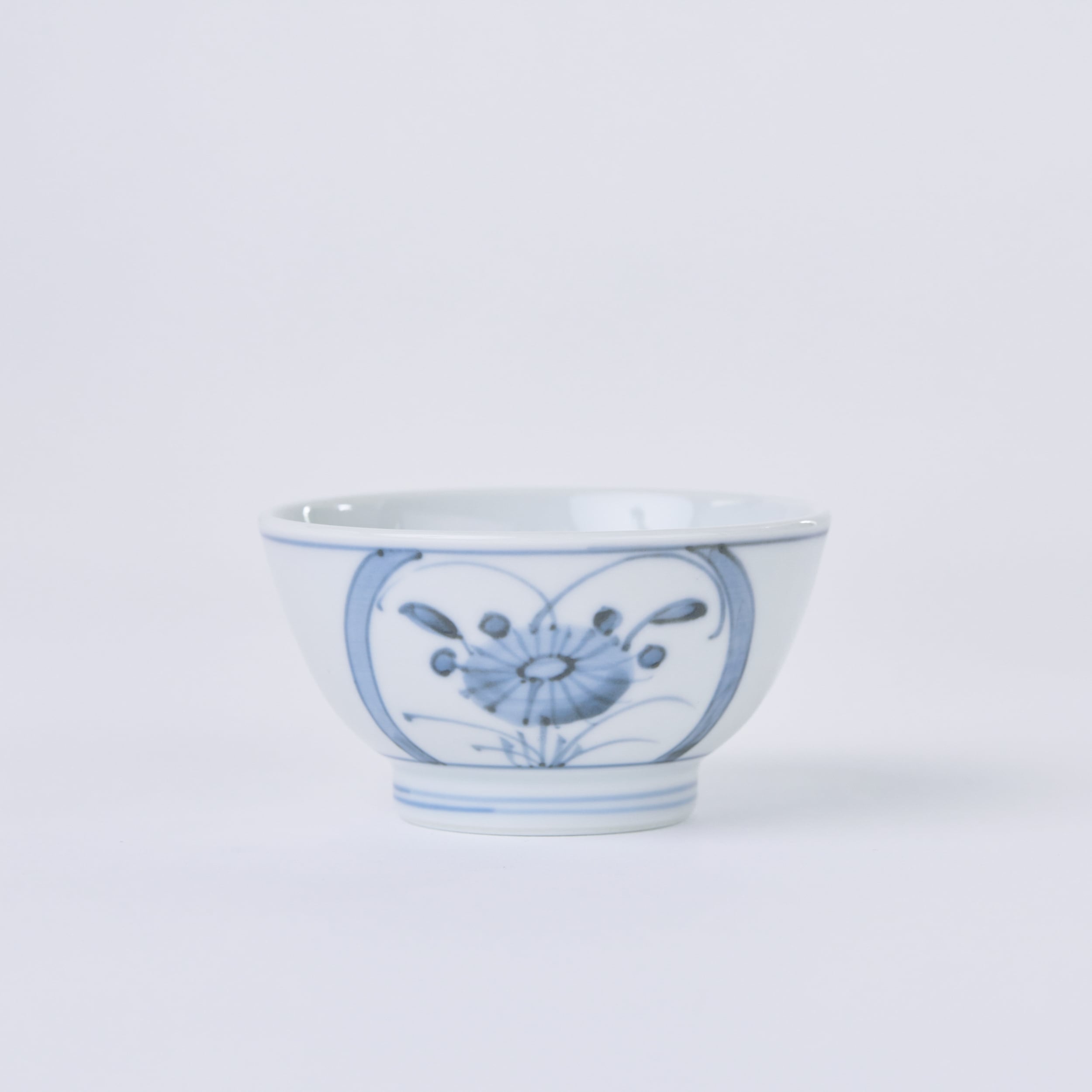 有田焼和食器 飯碗(大)【のぎく】