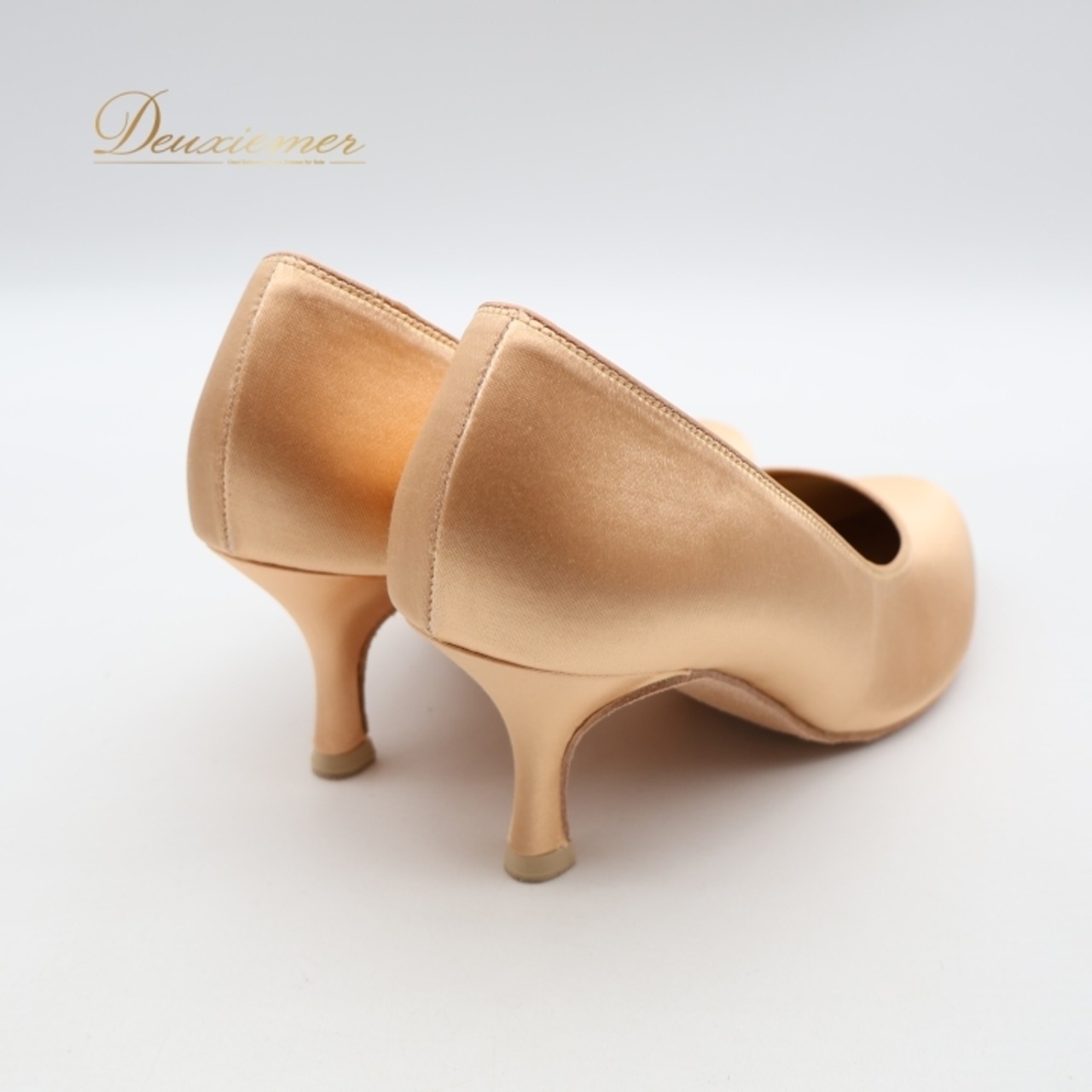 社交ダンス 衣装 スタンダード シューズ 5 1/2サイズ ピンク系 オレンジ系 SUPADANCE 靴 くつ ヒール レディース 無地 シンプル 光沢 上品 イングランド製 ダンス衣装 練習 レッスン イベント ステージ かわいい 明るい 華やか パーティー