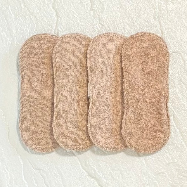 布ライナー 4枚セット パイル オーガニック 335