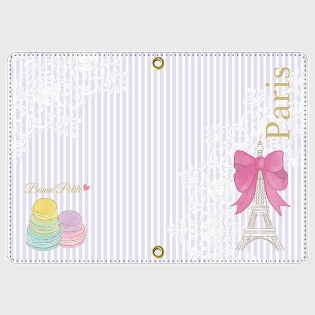 Macaron Paris Passport Cover (Purple)