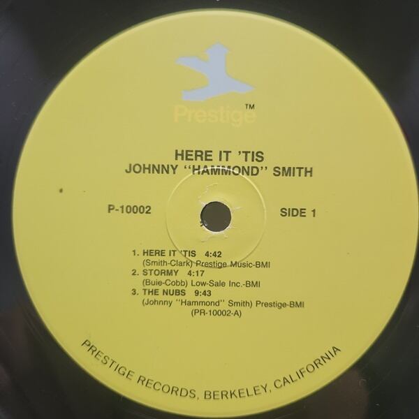 Johnny Hammond / Here It 'Tis [PR 10002] - 画像3