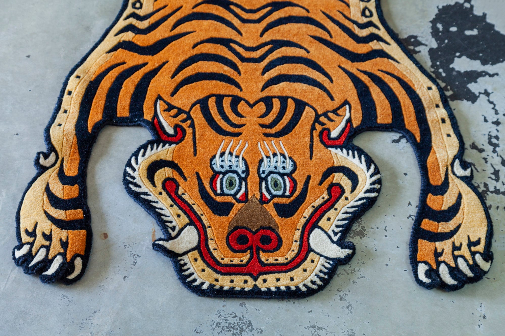 Tibetan Tiger Rug 《Mサイズ•プレミアムウール009》チベタンタイガー