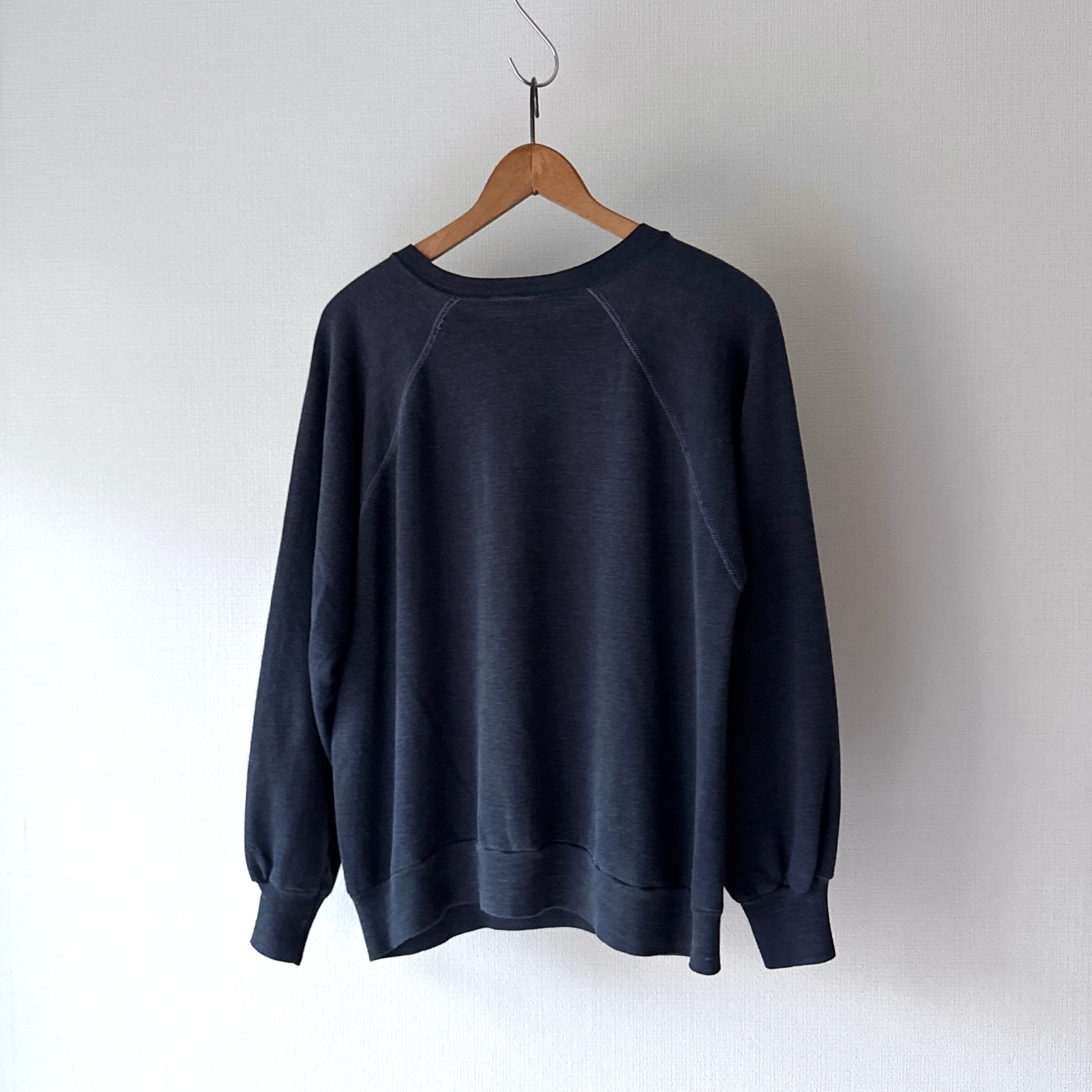 US NAVY 70年代 ラグランスウェット 70's ROSE GLEN RAMS Raglan Sleeve College Sweat ラグランスウェット