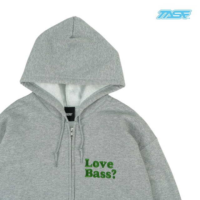 TASF / Love Bass? フルジップパーカー / Gray