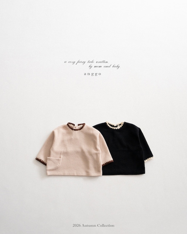 【取寄】anggo|latte tee|ラテT|XS-XL|kids|26 autumn