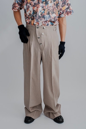 【ADAPTART】VINTAGE WOOL GABARDINE SLACKS