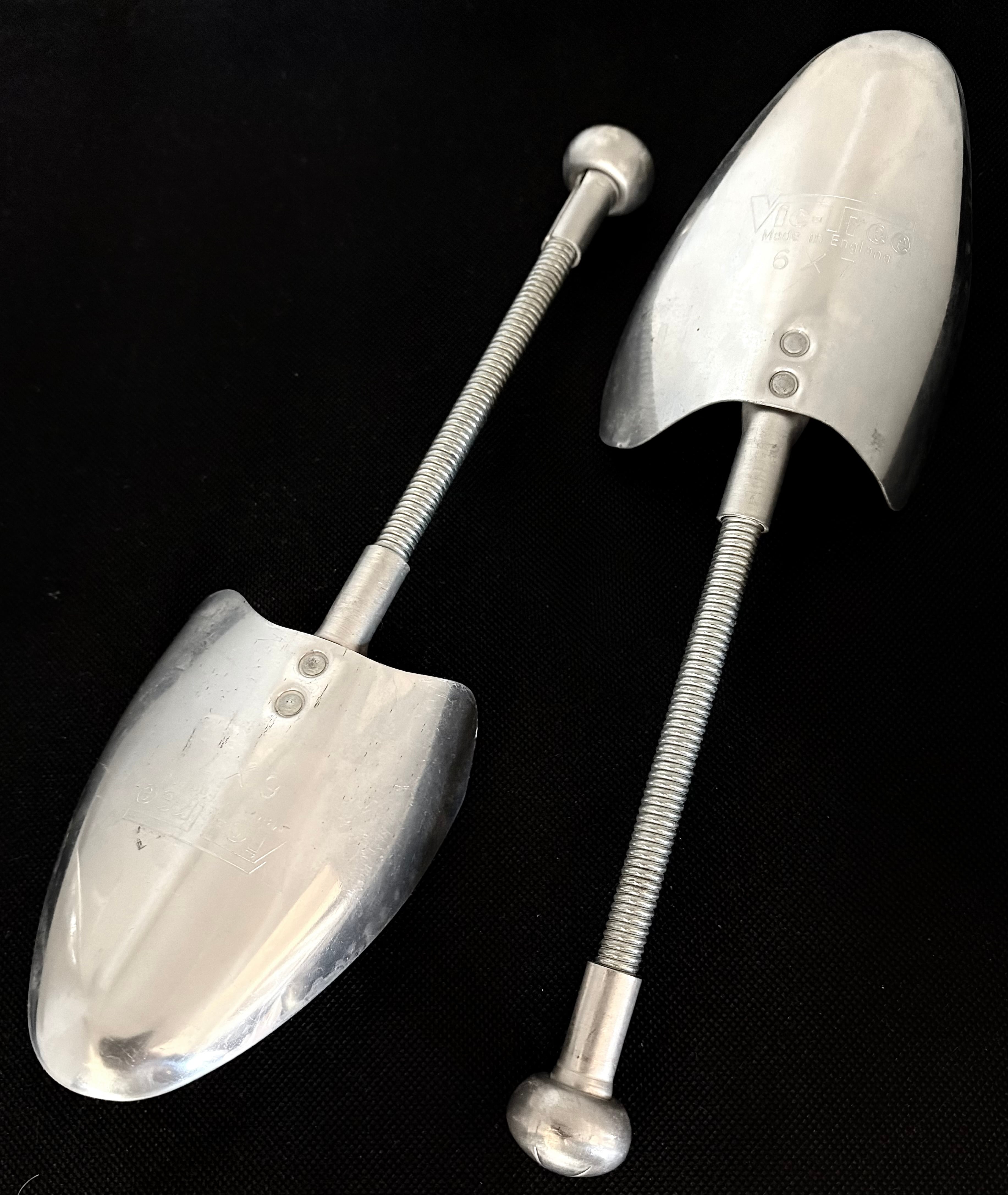 英国アンティーク 靴べら&ボタンフック シューホーン シルバー 純銀