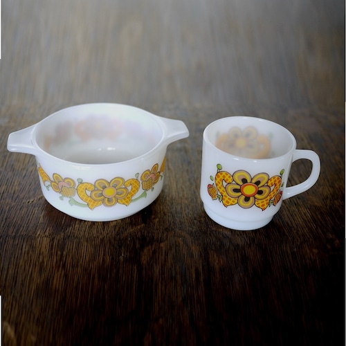 Schott Mainz Jena Glas　 レトロミルクガラス ドイツ