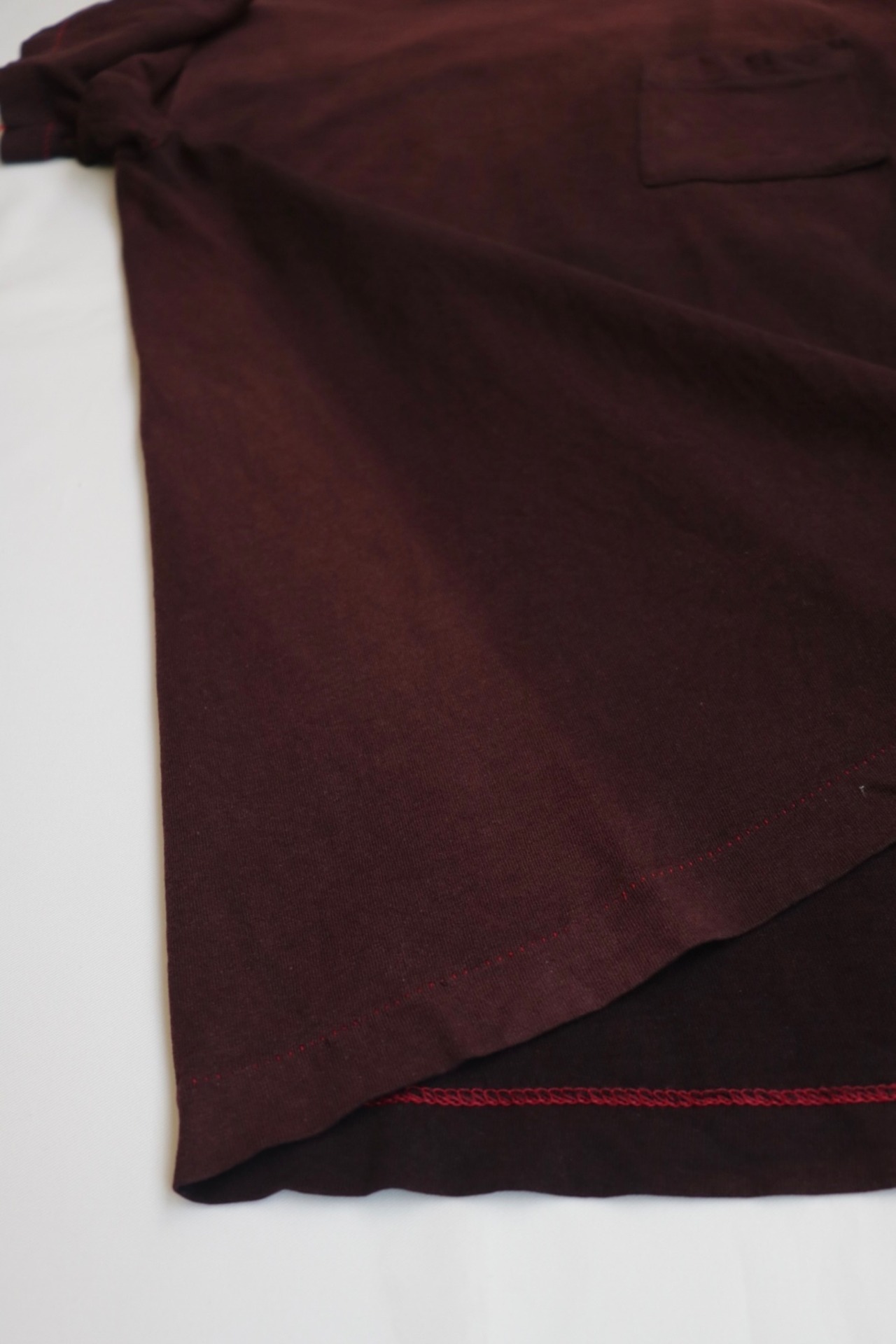 Fruit of the loom dyed & sun-fade pocket t shirt
