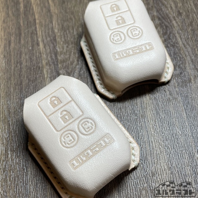 スペーシアスマートキーケース（グリル2ナチュラル）