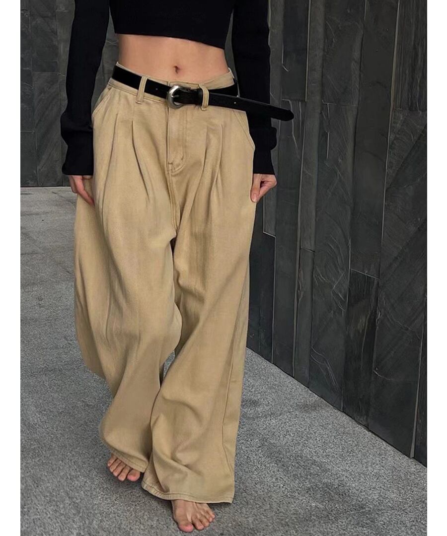 ワイドレッグパンツ【p-20049】