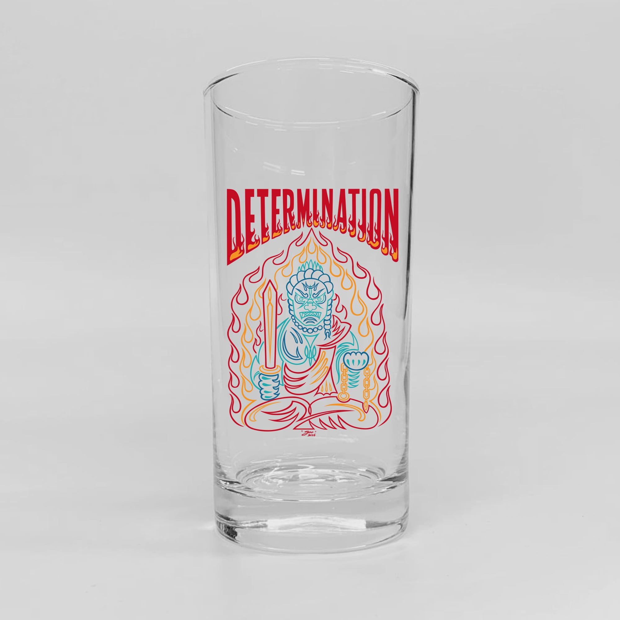 不動明王 PINSTRIPE Glass | DETERMINATION