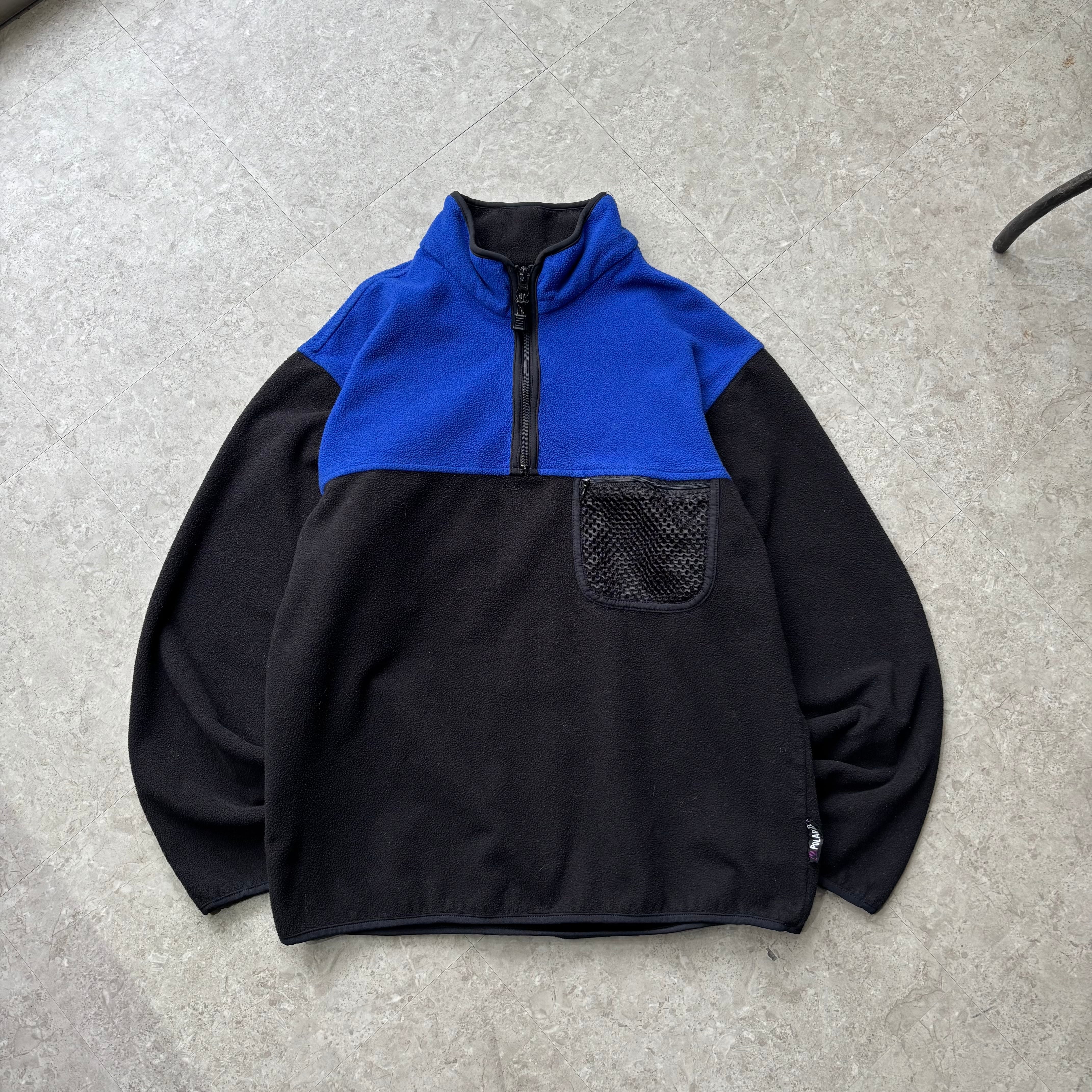 90s Eddie Bauer "EBTEK" half zip fleece pullover【仙台店】